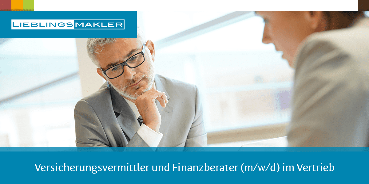 Versicherungsmakler Und Finanzberater (m/w/d) Im Vertrieb